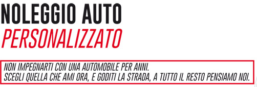 Noleggio auto Personalizzato